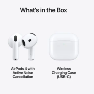 Apple AirPods 4 Active Noise Cancellation Wireless Earbuds