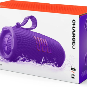 JBL Charge 6 Portable Bluetooth Speaker – 28h, IP68, Purple